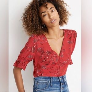 Madewell Daylight Top in Windswept Floral 2/S